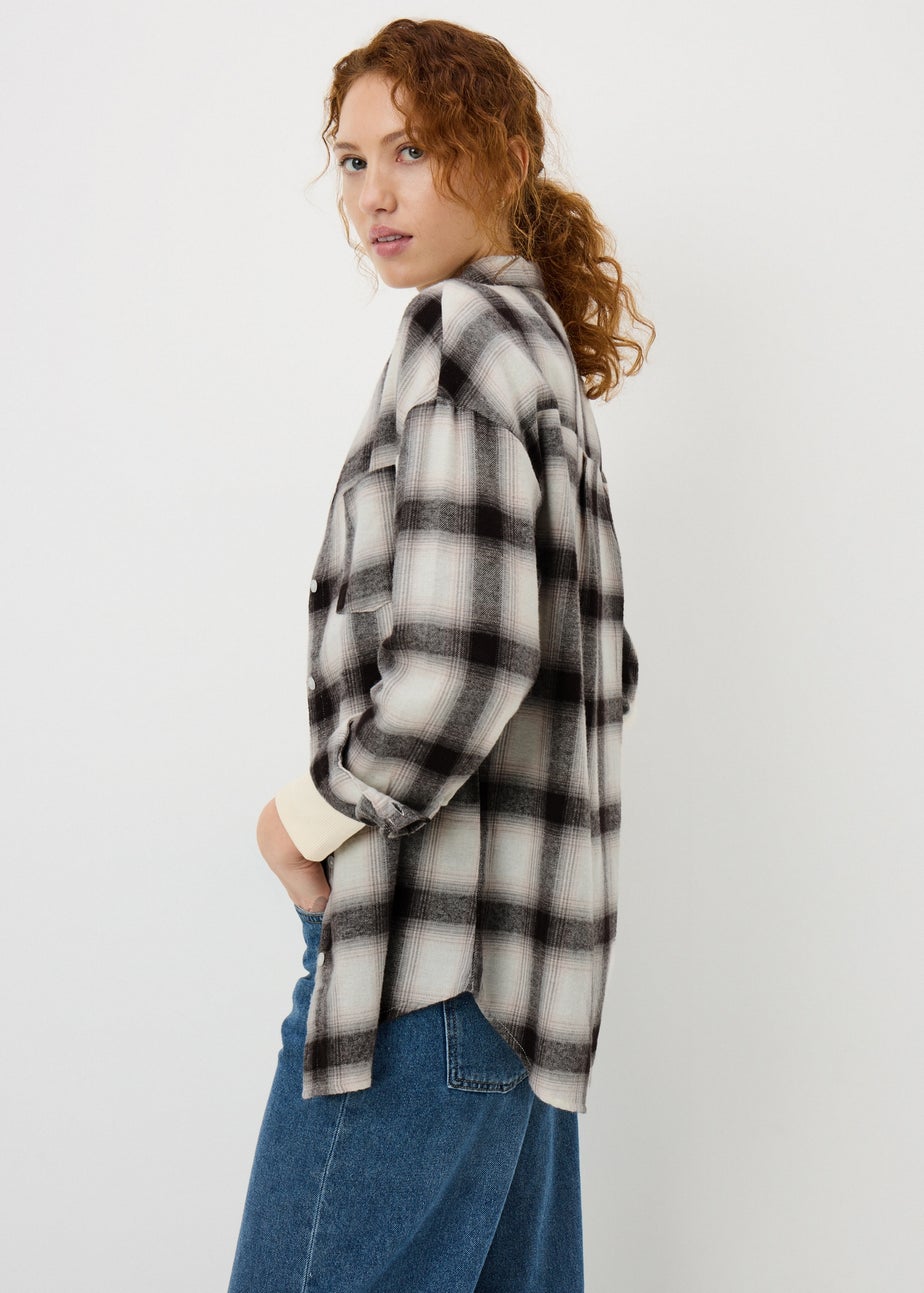 Brown Check Shirt