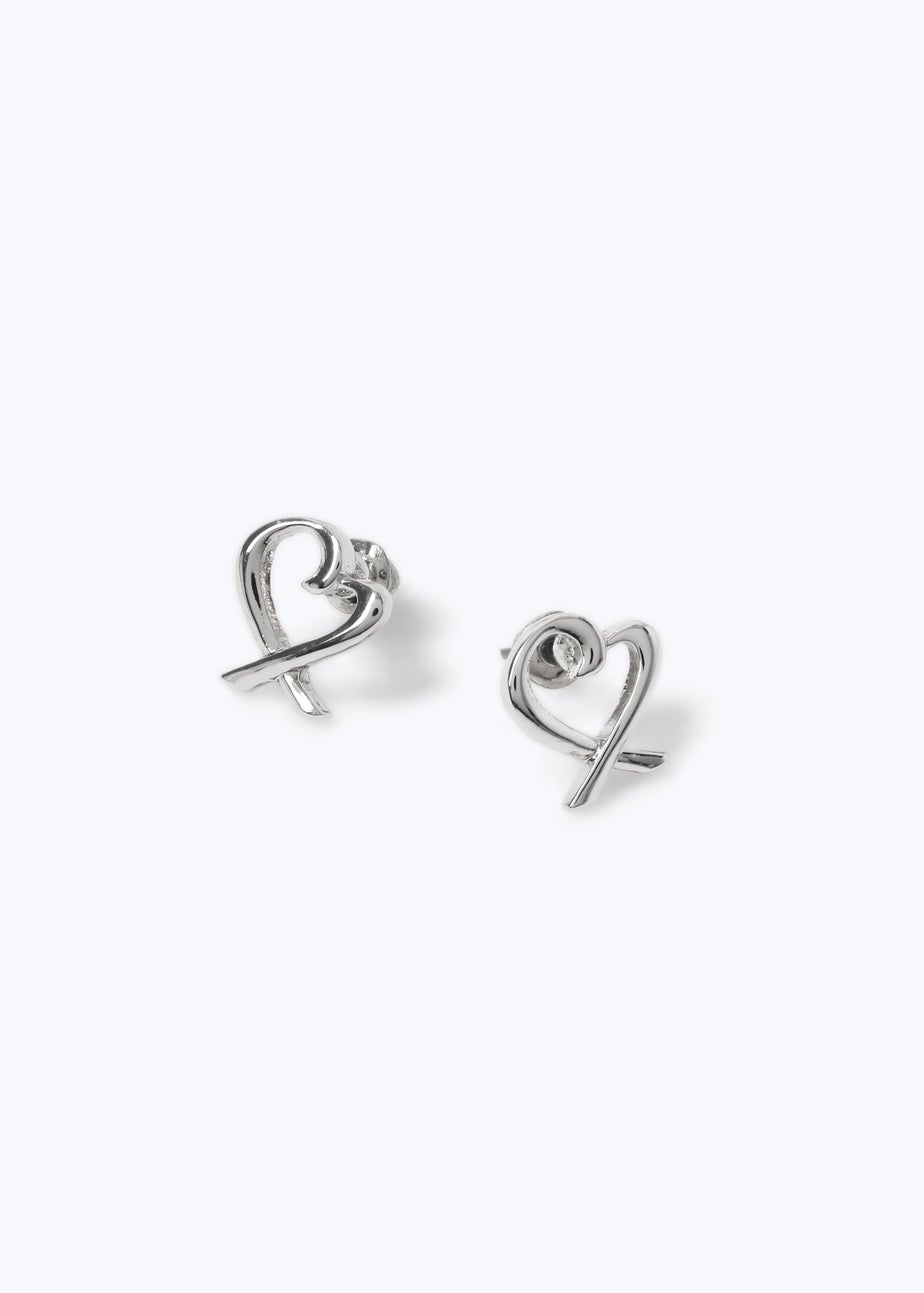 Muse Silver Heart Earrings