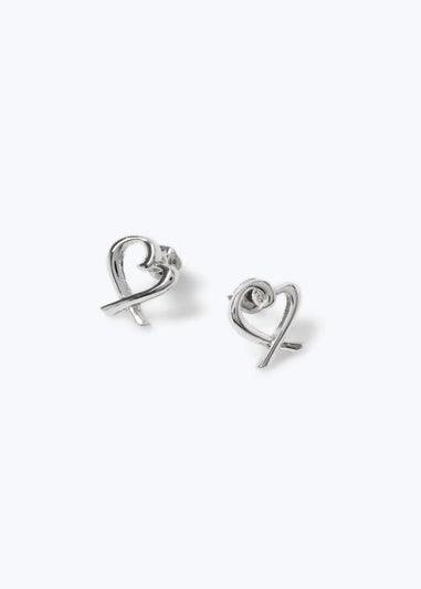 Muse Silver Heart Earrings