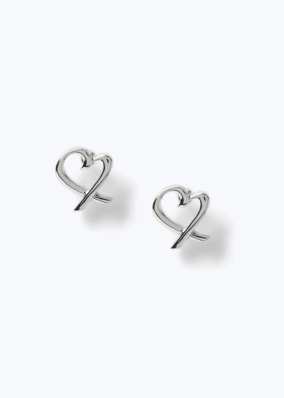 Muse Silver Heart Earrings