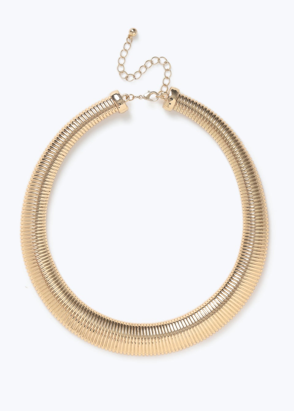 Muse Gold Ridge Torq Necklace