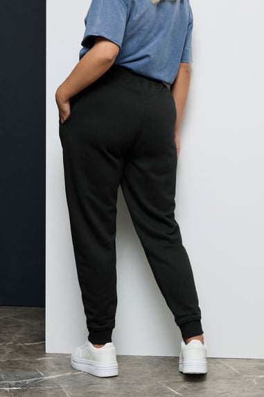 Yours Curve Black Elasticated Stretch Joggers