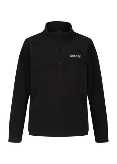 Regatta Black/ Black Kids Hot Shot II Anti-Pill Symmetry Fleece (3-16 Years)