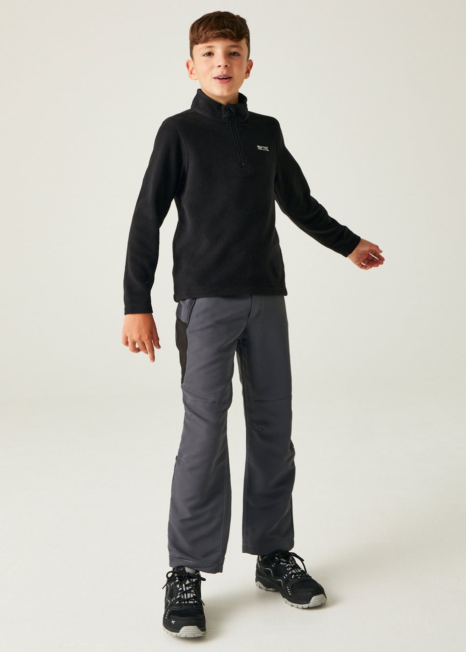 Regatta Black/ Black Kids Hot Shot II Anti-Pill Symmetry Fleece (3-16 Years)