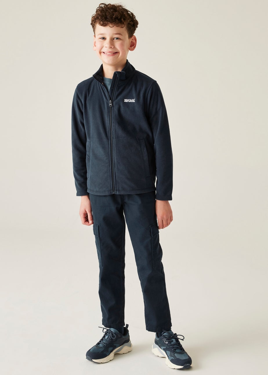 Regatta Navy Kids King II Anti-Pill Symmetry Fleece (3-16 Years)