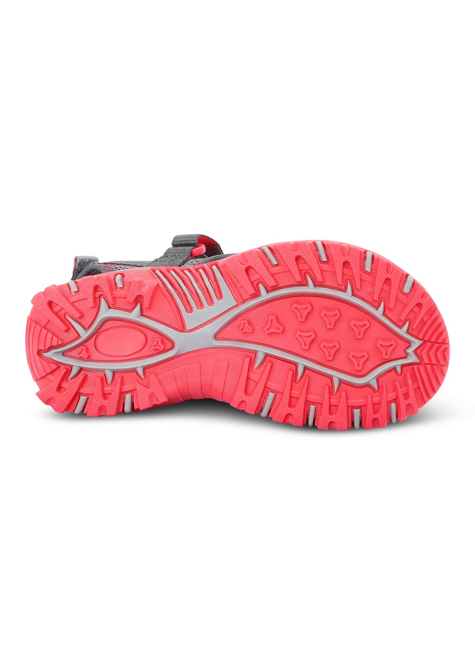 Regatta Grey/Pink Kids Blaze Sandals