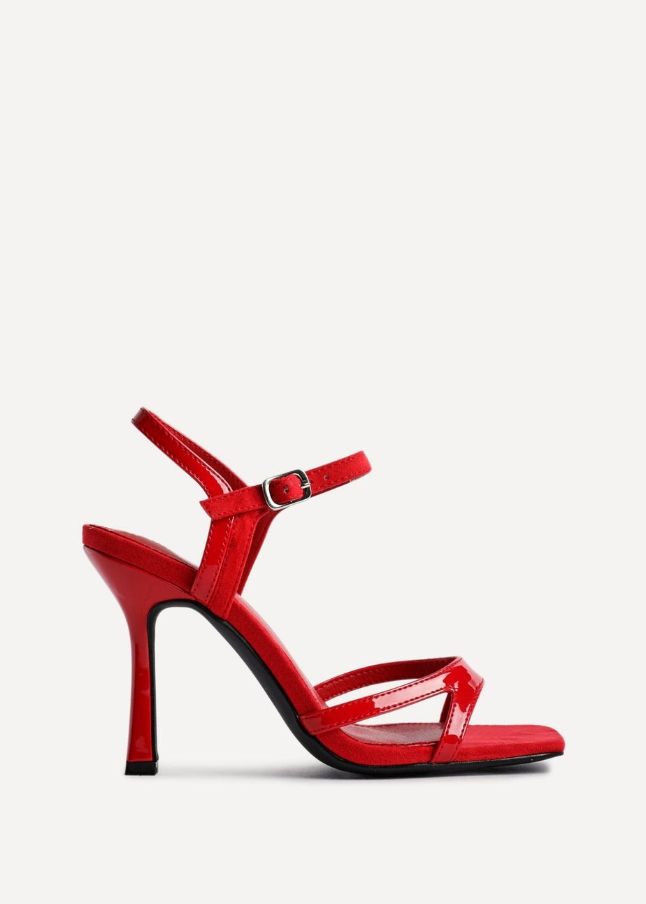 Linzi Empress Red Patent Stiletto Heeled Sandal