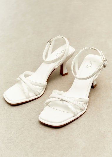 Linzi Faro White Strappy Heeled Sandals