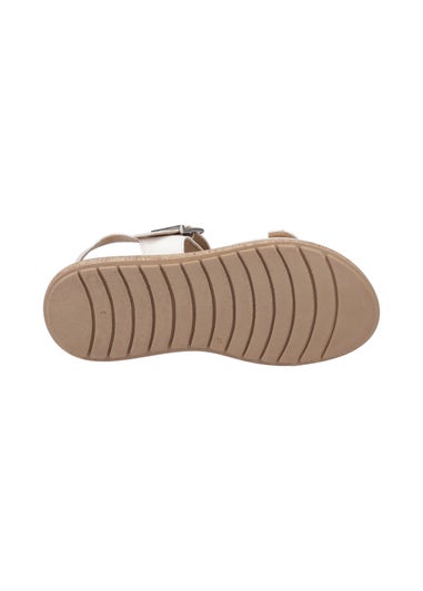 Hush Puppies Cream Alison Buckle Sandal