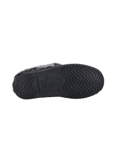 Hush Puppies Black Amara Slippers