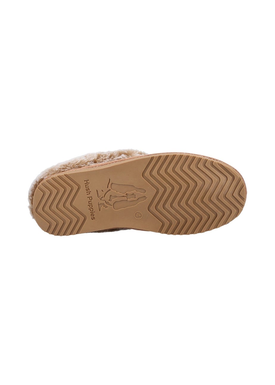 Hush Puppies Tan Amara Slippers