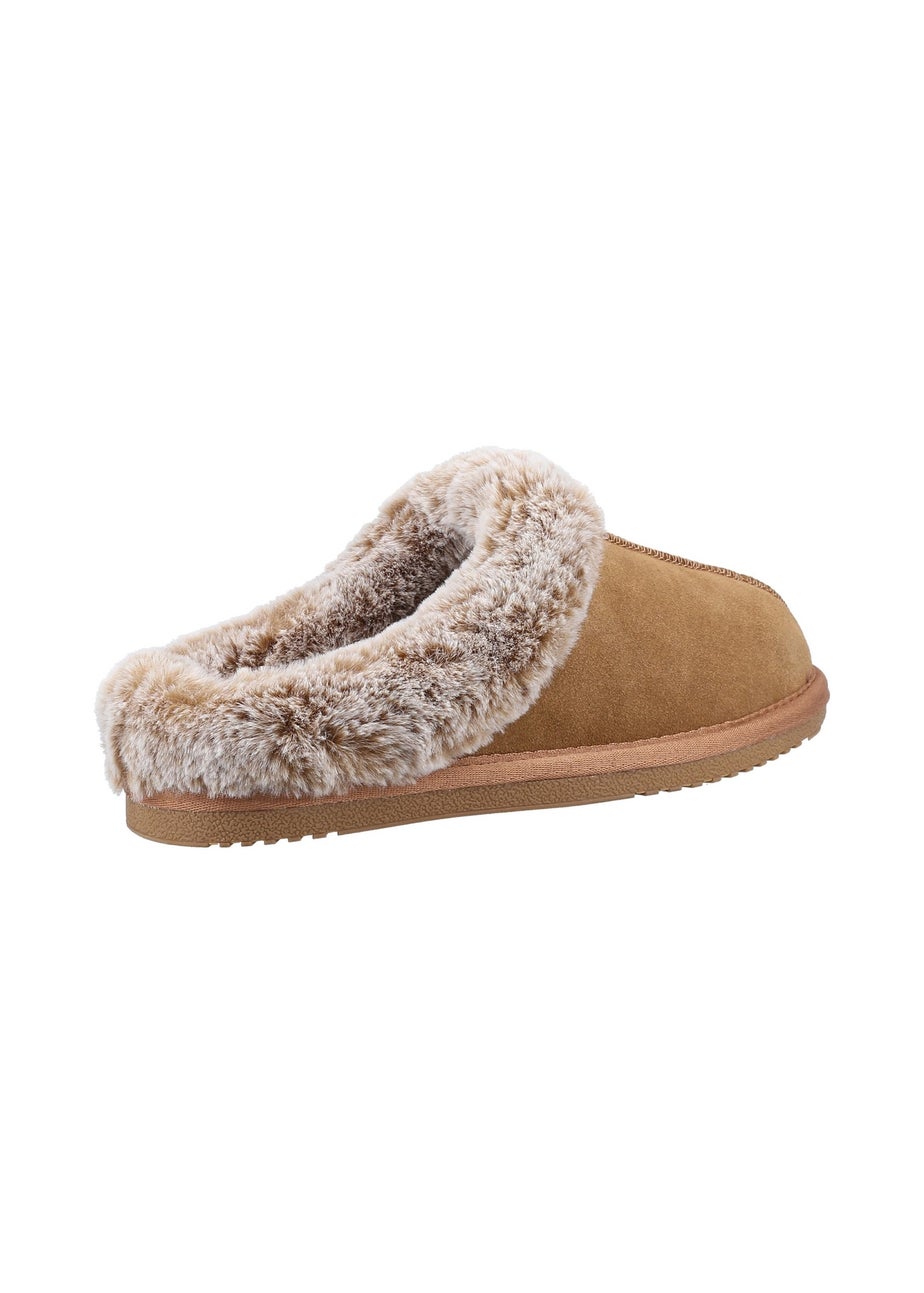 Hush Puppies Tan Amara Slippers