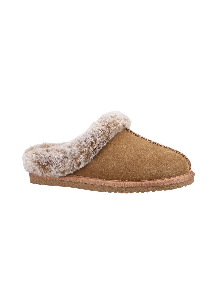 Hush Puppies Tan Amara Slippers
