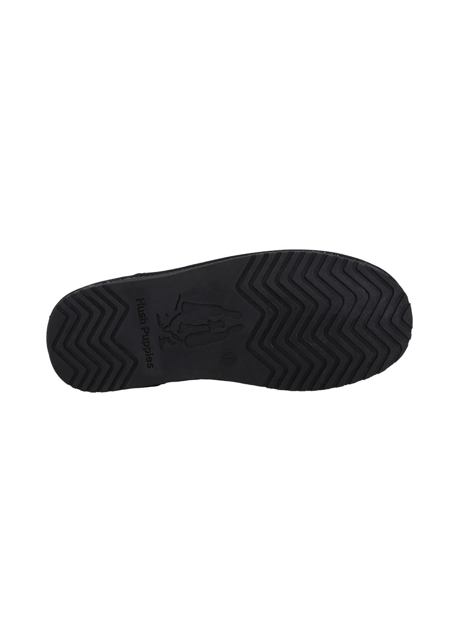 Hush Puppies Black Ashanti Slippers
