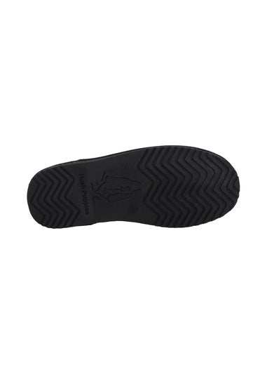 Hush Puppies Black Ashanti Slippers