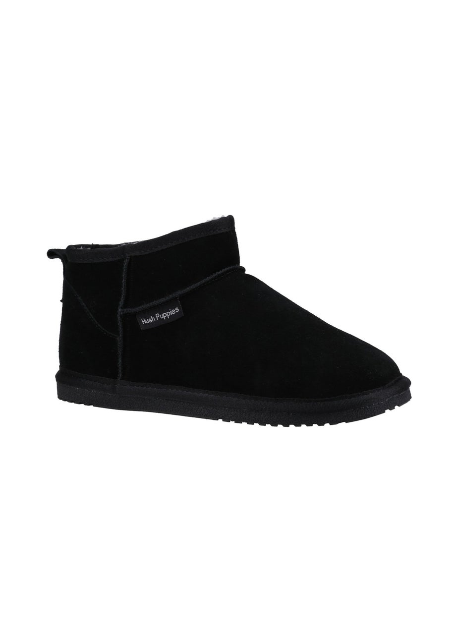 Hush Puppies Black Ashanti Slippers
