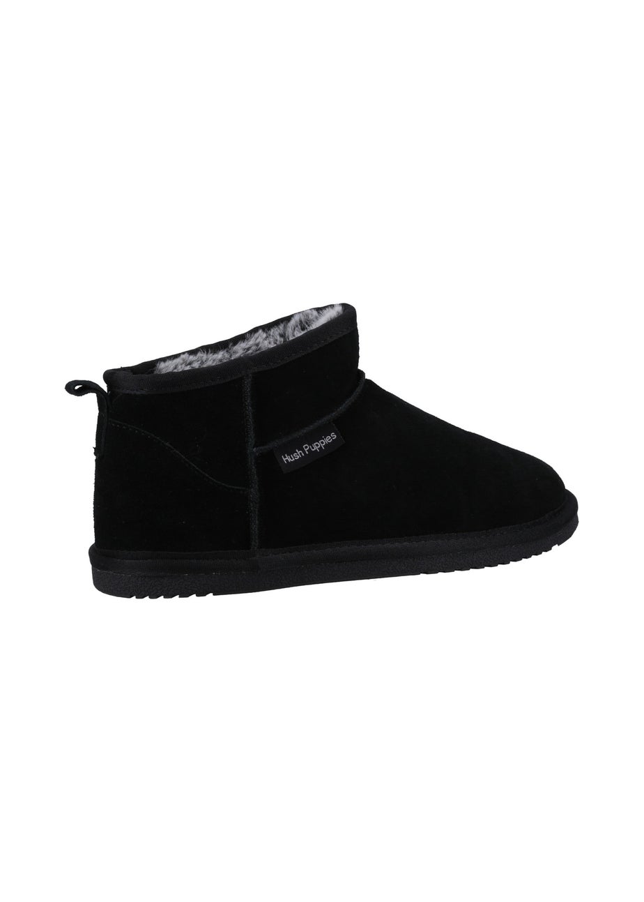 Hush Puppies Black Ashanti Slippers