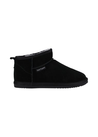 Hush Puppies Black Ashanti Slippers