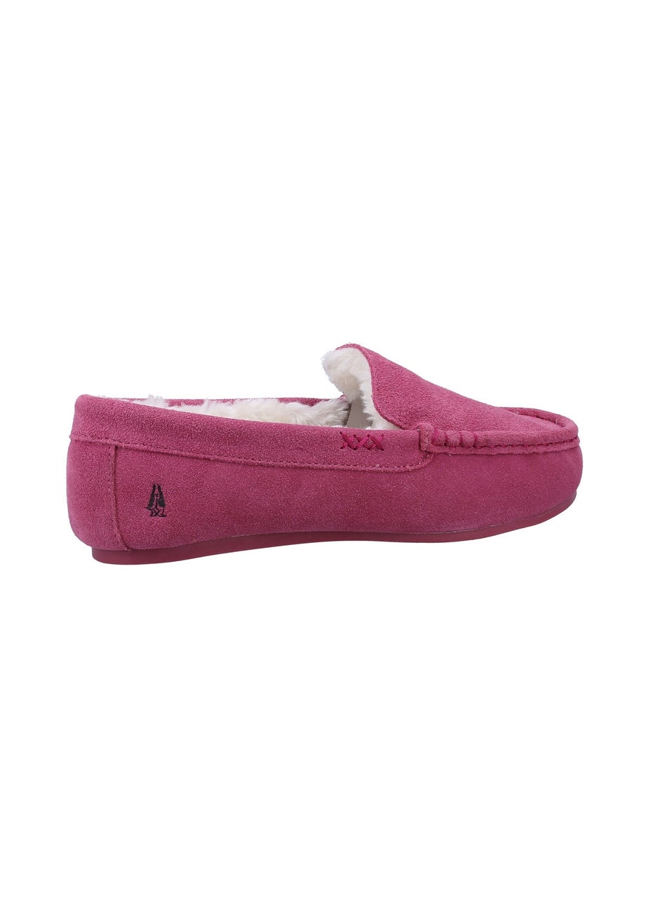Hush Puppies Pink Annie Mocassin Slippers