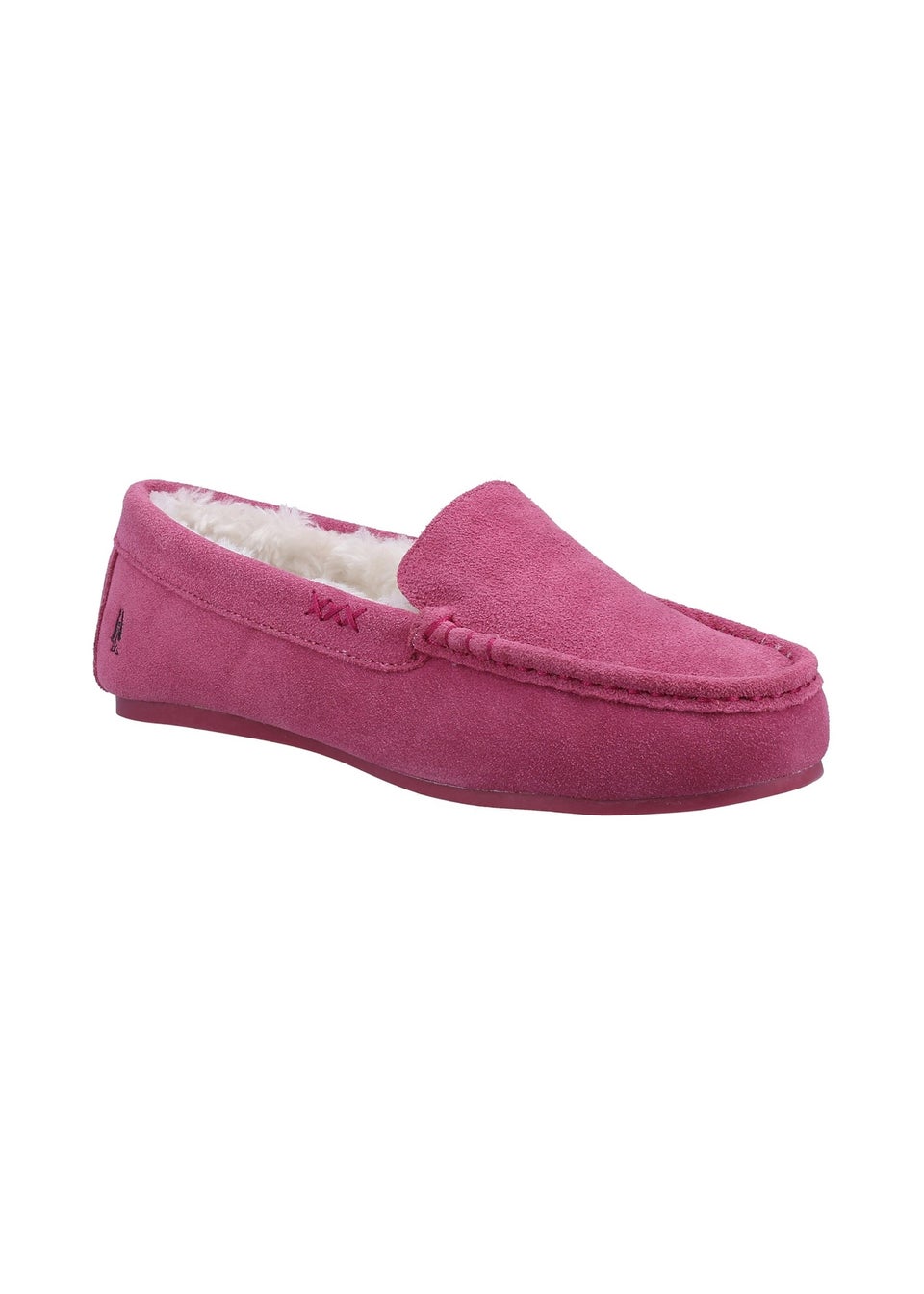 Hush Puppies Pink Annie Mocassin Slippers