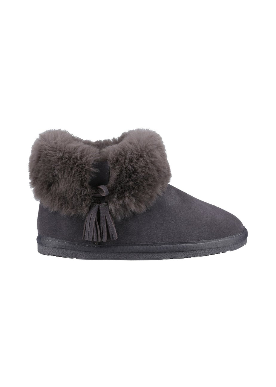 Hush Puppies Grey Ayana Slippers