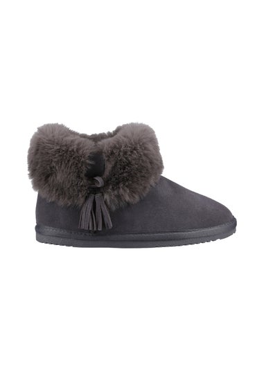 Hush Puppies Grey Ayana Slippers