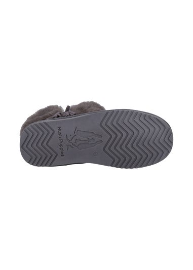 Hush Puppies Grey Ayana Slippers