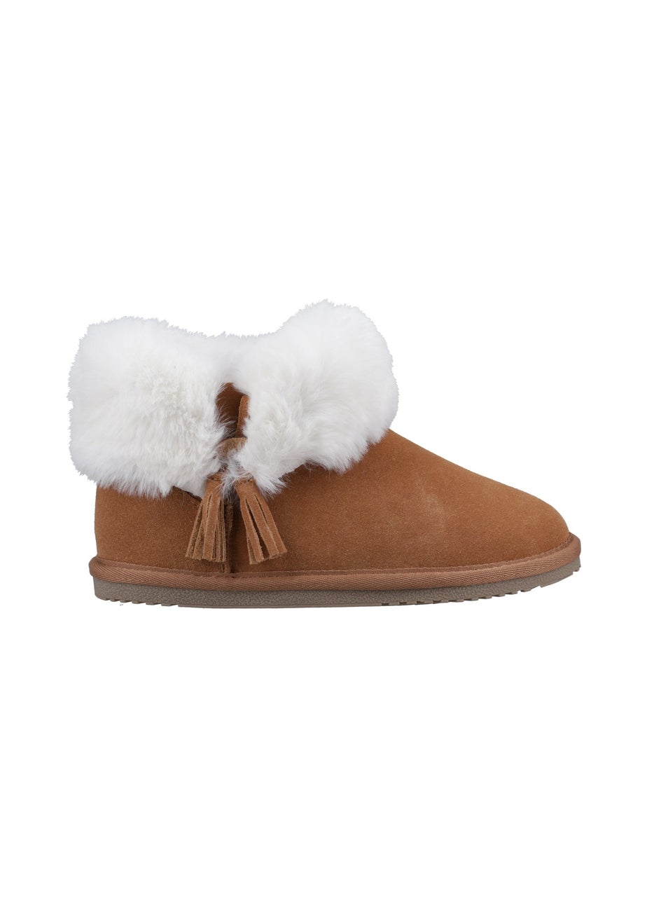 Hush Puppies Tan Ayana Slippers
