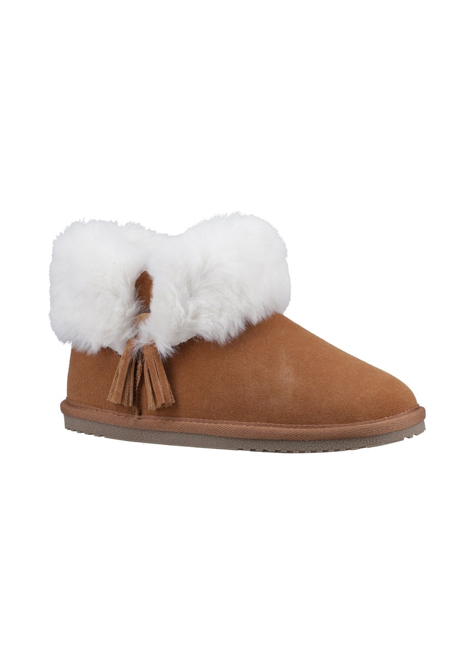 Hush Puppies Tan Ayana Slippers