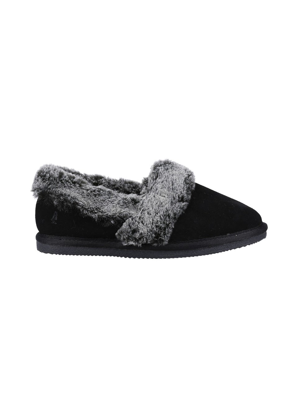 Hush Puppies Black Ariel Slippers