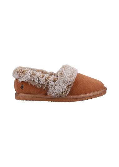 Hush Puppies Tan Ariel Slippers