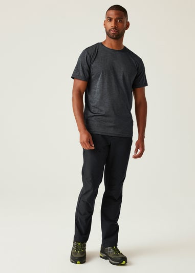 Regatta Black Denim Highton II Water Repellent Isoflex Trousers