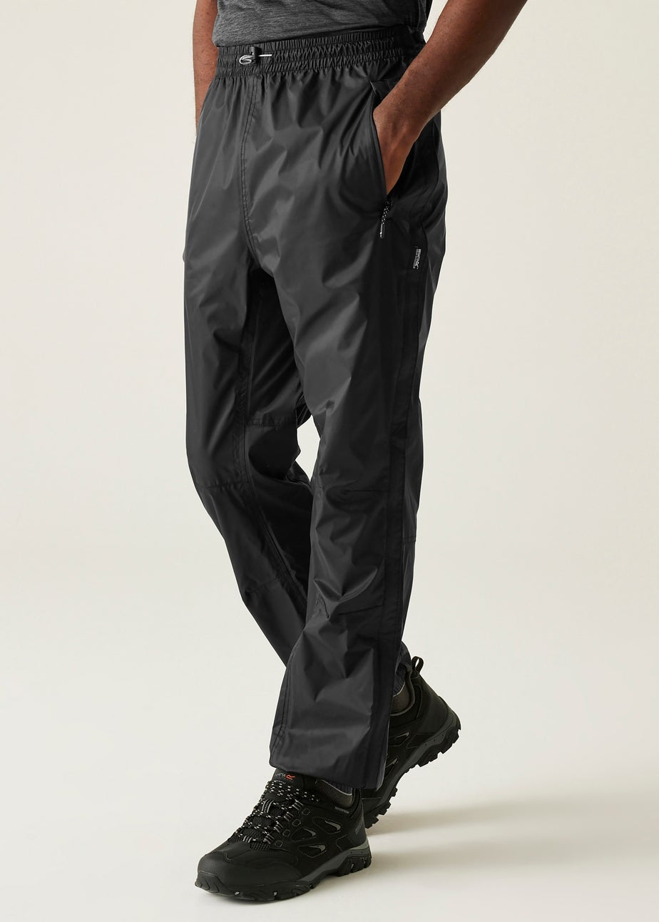 Regatta Black Active Waterproof Breathable Isolite Overtrousers