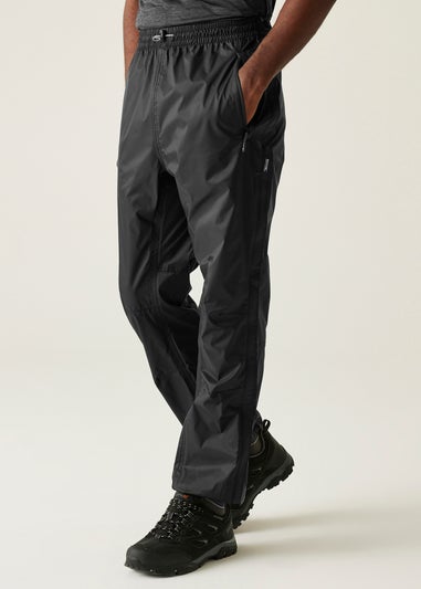 Regatta Black Active Waterproof Breathable Isolite Overtrousers