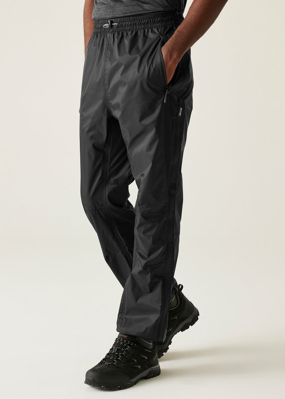 Regatta Black Active Waterproof Breathable Isolite Overtrousers