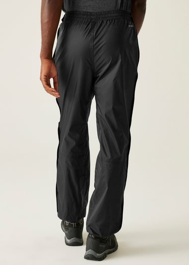 Regatta Black Active Waterproof Breathable Isolite Overtrousers