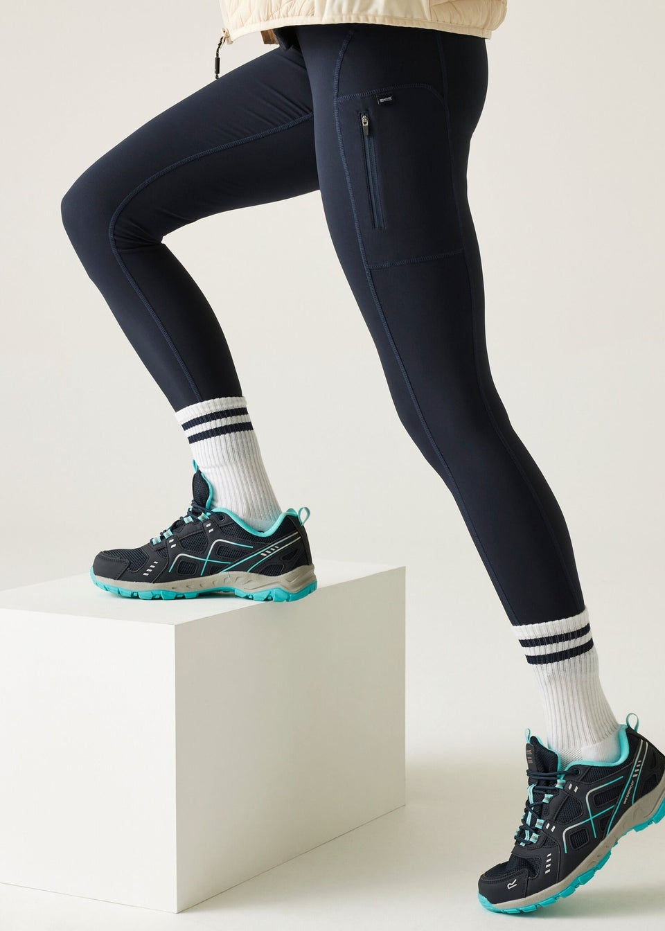 Regatta Navy Monira Water Repellent Isoflex Hiking Leggings