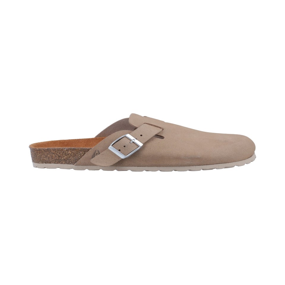 Hush Puppies Taupe Bailey Closed Toe Mule