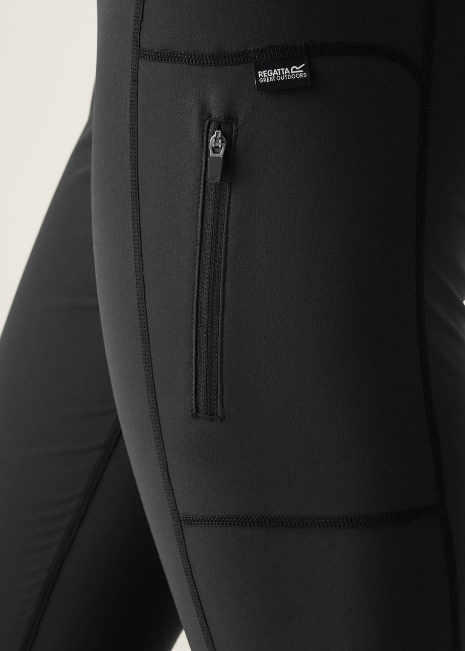 Regatta Black Monira Water Repellent Isoflex Hiking Leggings