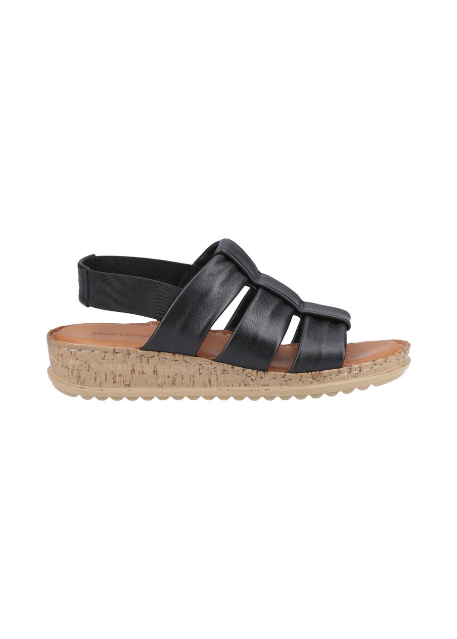 Hush Puppies Black Eden Gladiator Sandal