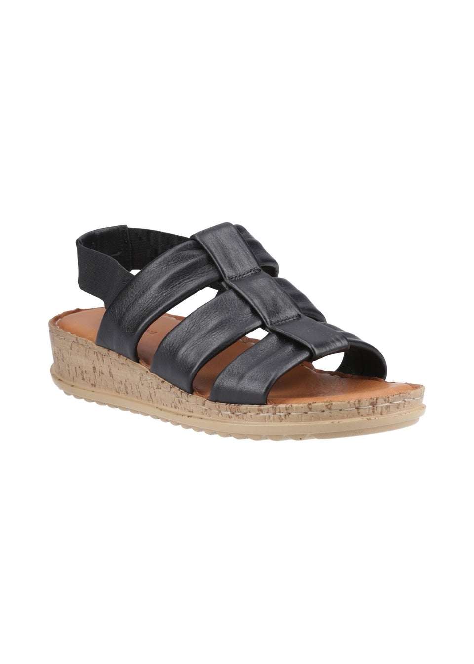 Hush Puppies Black Eden Gladiator Sandal