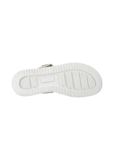 Hush Puppies White Celeste Slide Sandal