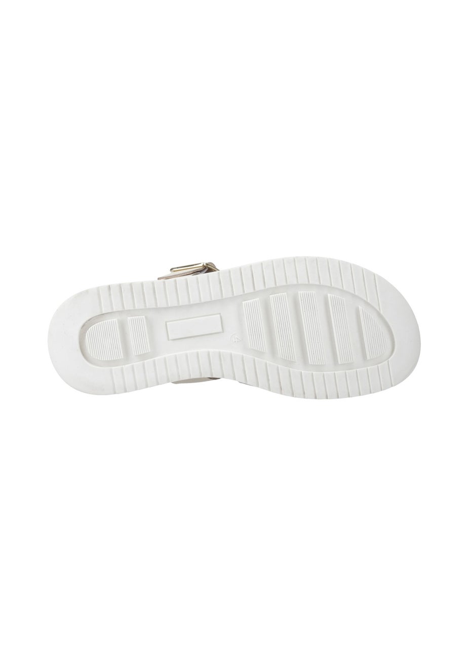 Hush Puppies White Celeste Slide Sandal