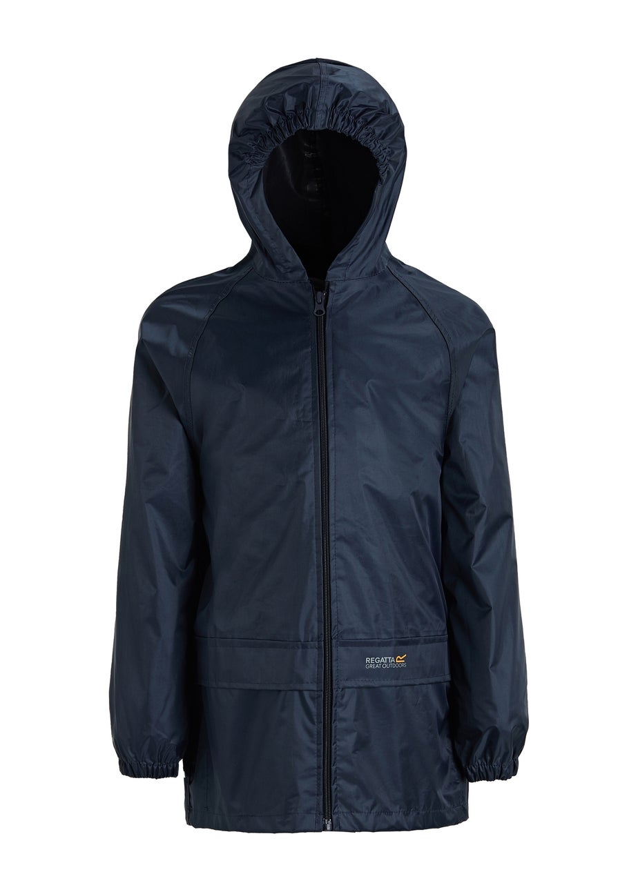 Regatta Navy Kids Stormbreak Waterproof Hydrofort Jacket (3-16 Years)