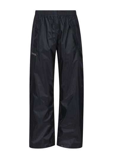 Regatta Navy Kids Stormbreak Waterproof Hydrofort Overtrousers (3-16 Years)