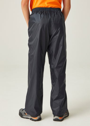 Regatta Navy Kids Stormbreak Waterproof Hydrofort Overtrousers (3-16 Years)