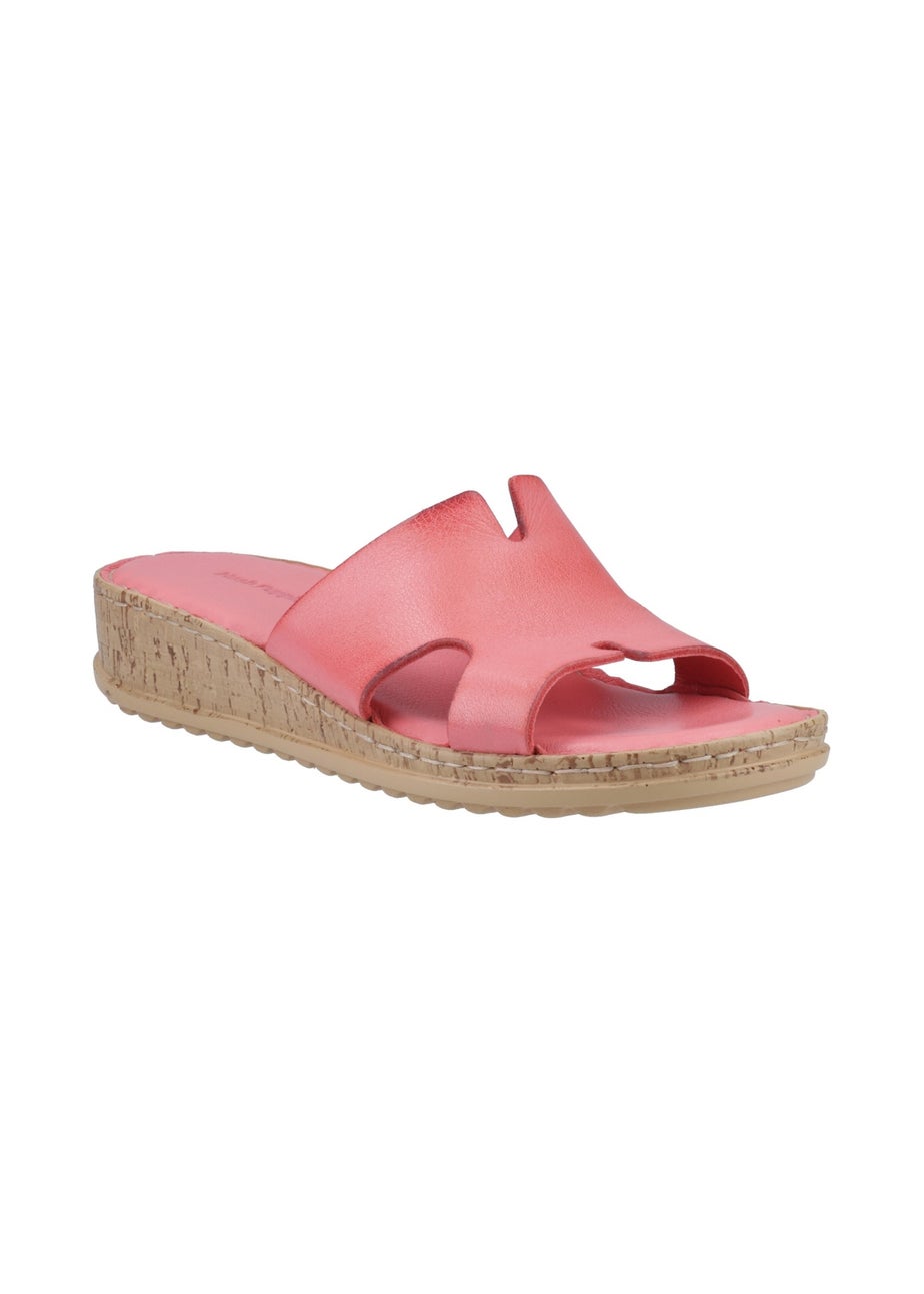 Hush Puppies Red Eloise Mule Sandal