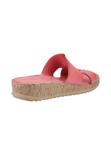 Hush Puppies Red Eloise Mule Sandal