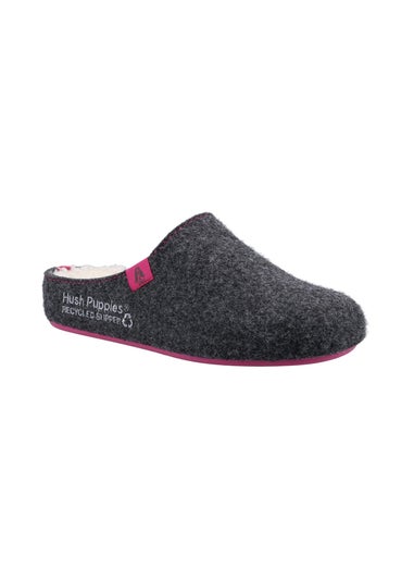 Hush Puppies Charcoal The Good Slipper