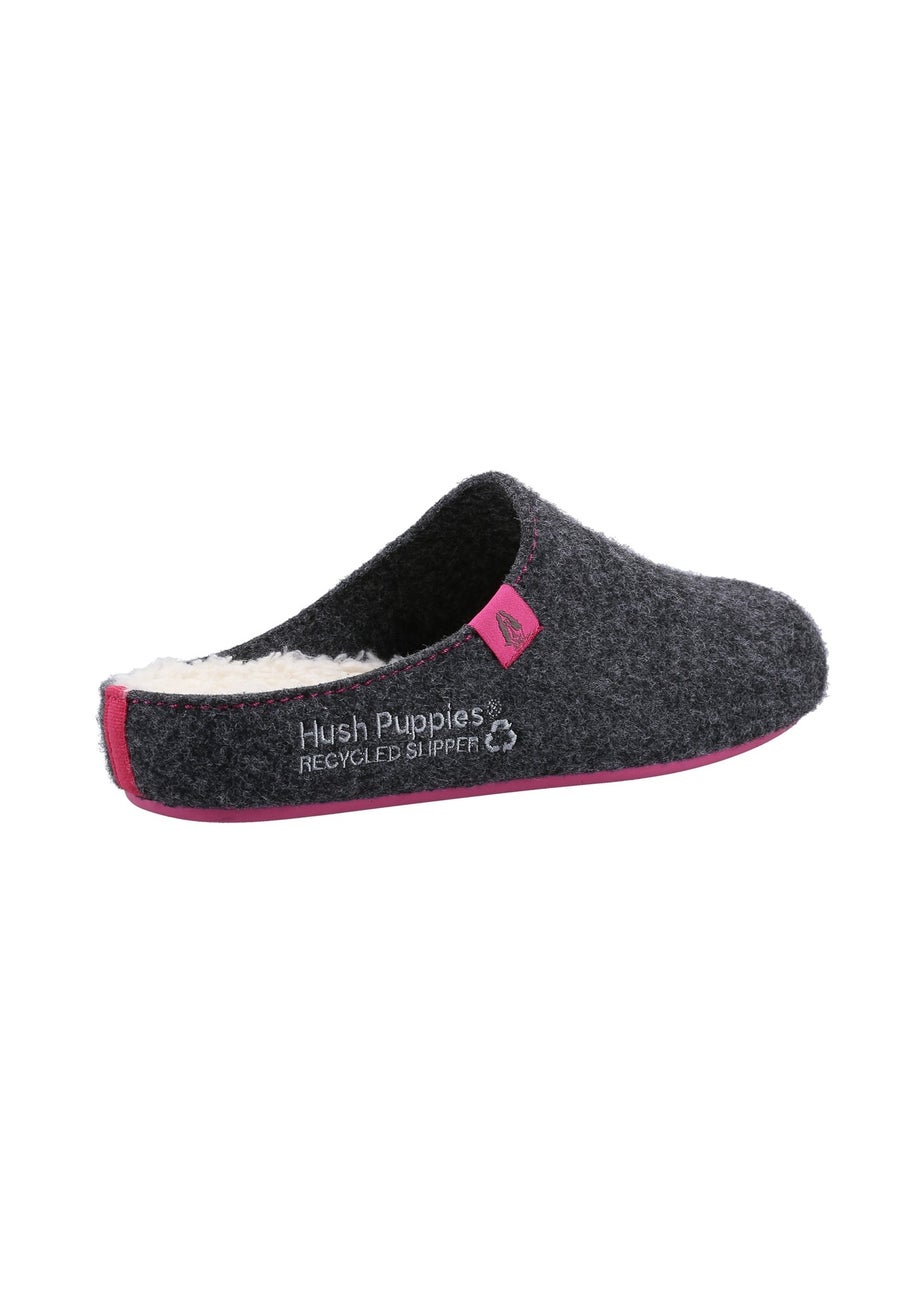 Hush Puppies Charcoal The Good Slipper
